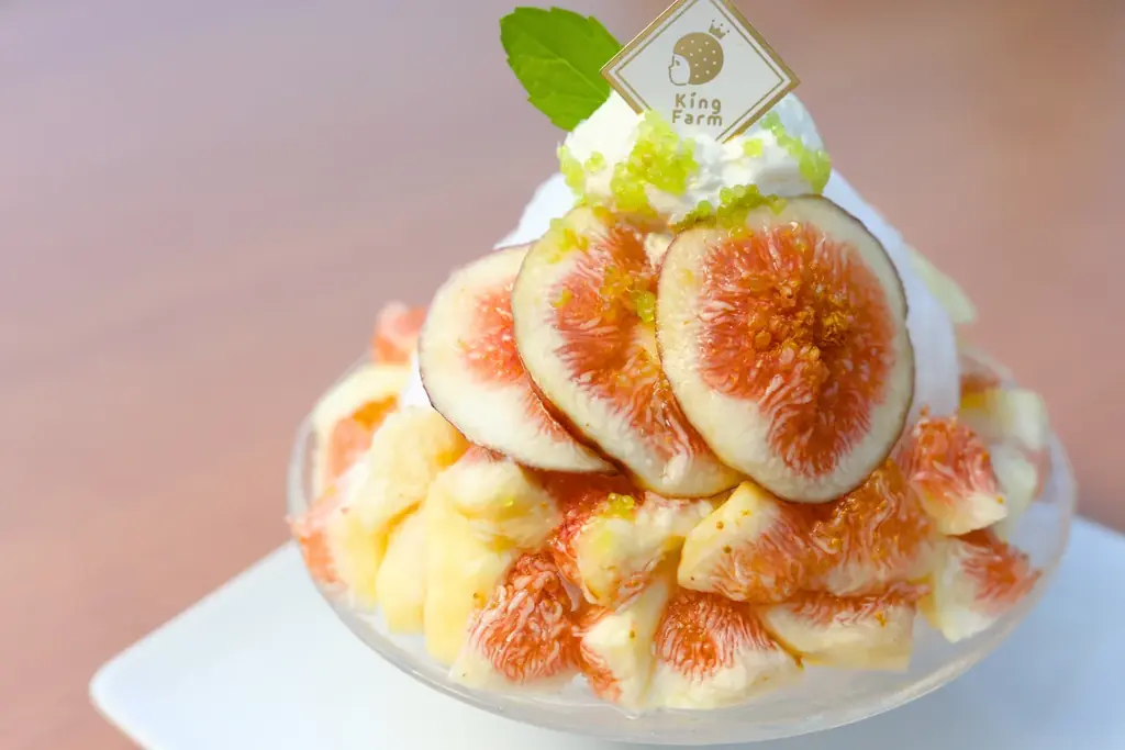 西尾で限定販売　King Farm Cafeの農園直送かき氷