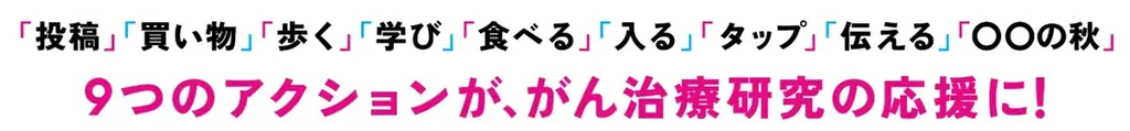 「deleteC大作戦 2025」 9月に全国規模で同時開催“カジュアルソーシャルアクション”で、がん治療研究支援とがん啓発 画像 4