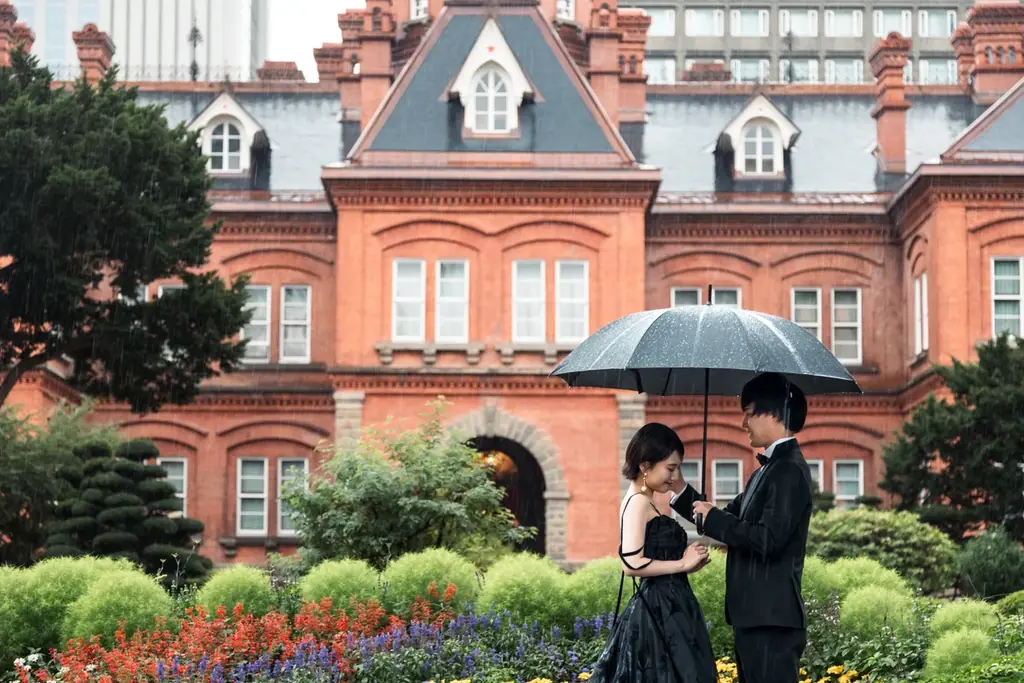 赤レンガ庁舎でフォト婚