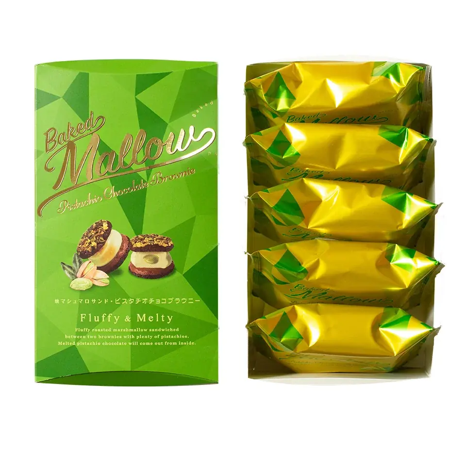 【ベイクドマロウ】ピスタチオチョコブラウニーが国内線JALファーストクラス機内食に採用されました！ 画像 4