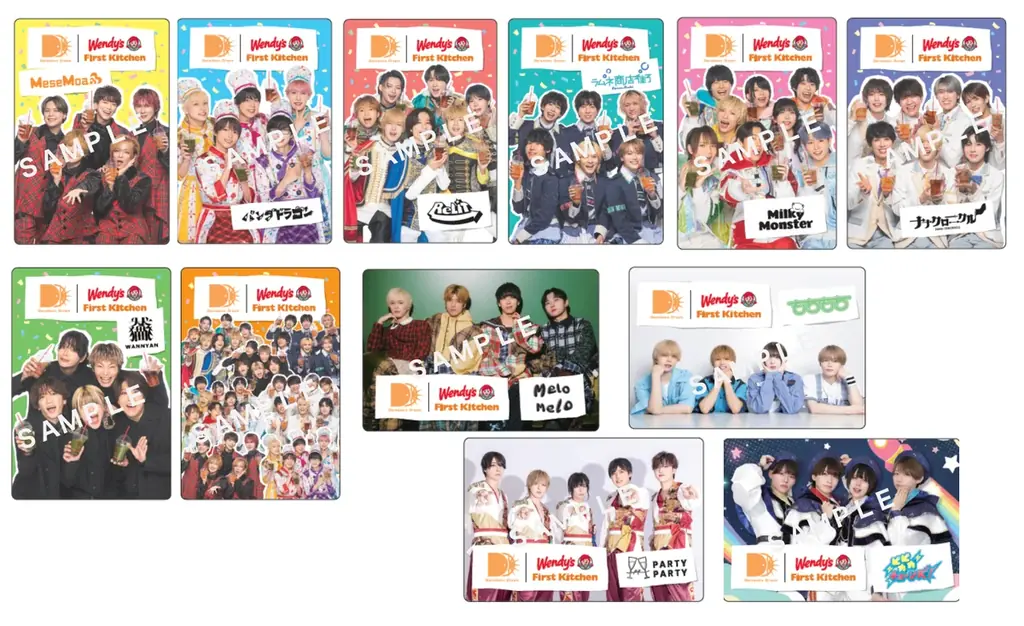 株式会社DD × ウェンディーズ・ファーストキッチン コラボキャンペーン！☆ここでしか手に入らない！撮り下ろしクリアカード・特別コラボ店は必見☆ 画像 3