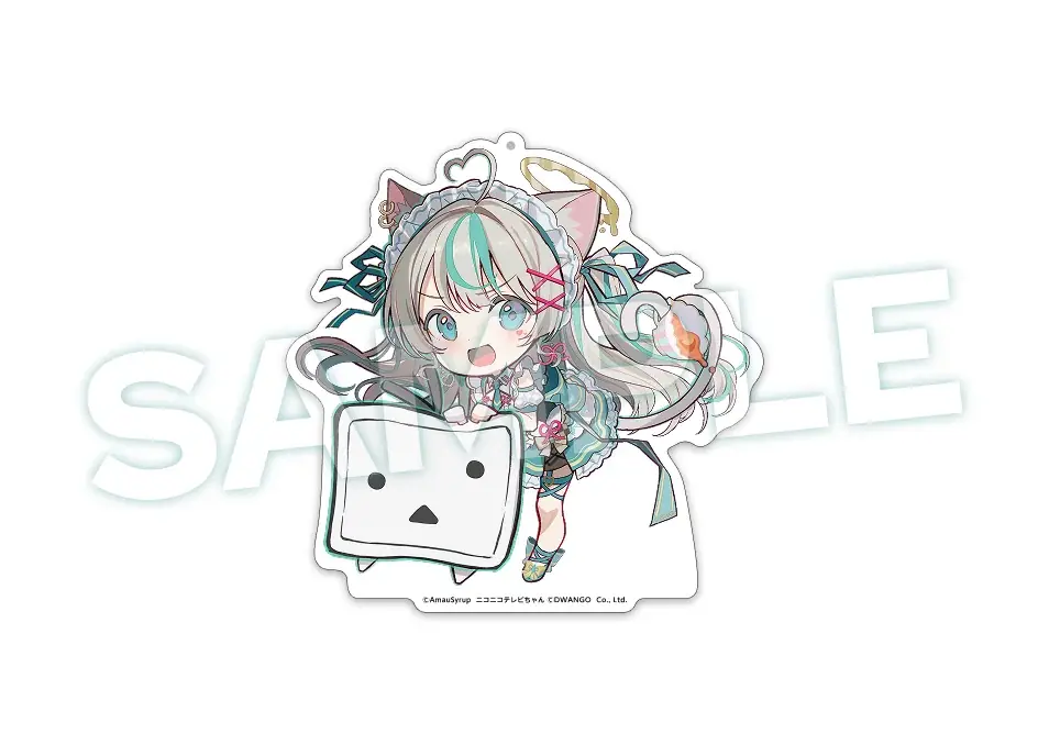 人気Vtuber「天羽しろっぷ」と「ニコニコテレビちゃん」が初コラボ！イラストレーター 河地りん描き下ろしグッズをドワンゴジェイピーストアにて8月29日より発売 画像 9