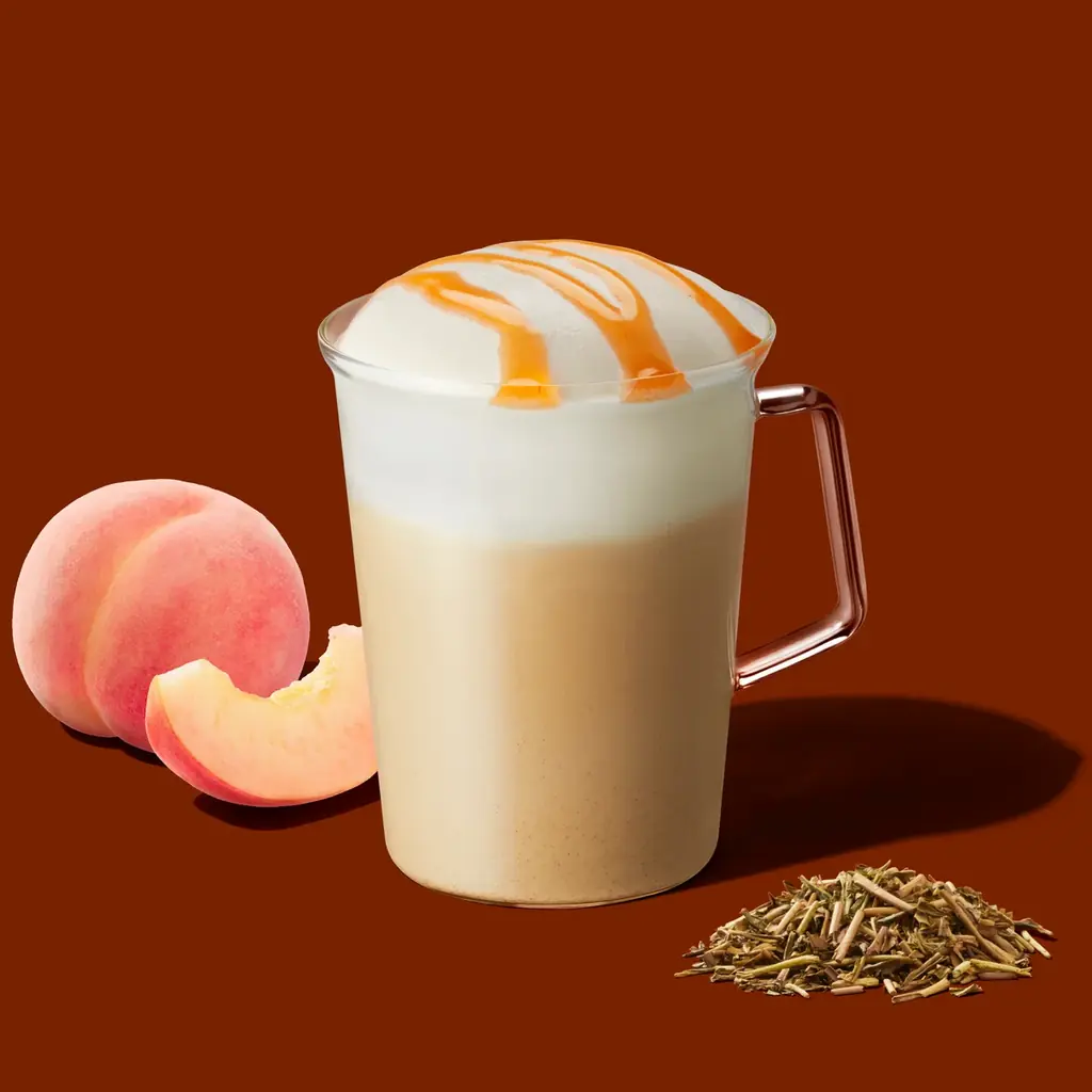 「スターバックス ティー & カフェ」秋の新商品は“ふんわり”ムースのティー体験！ほうじ茶と白桃の果実感溢れるティービバレッジが9月3日（水）より登場 画像 3