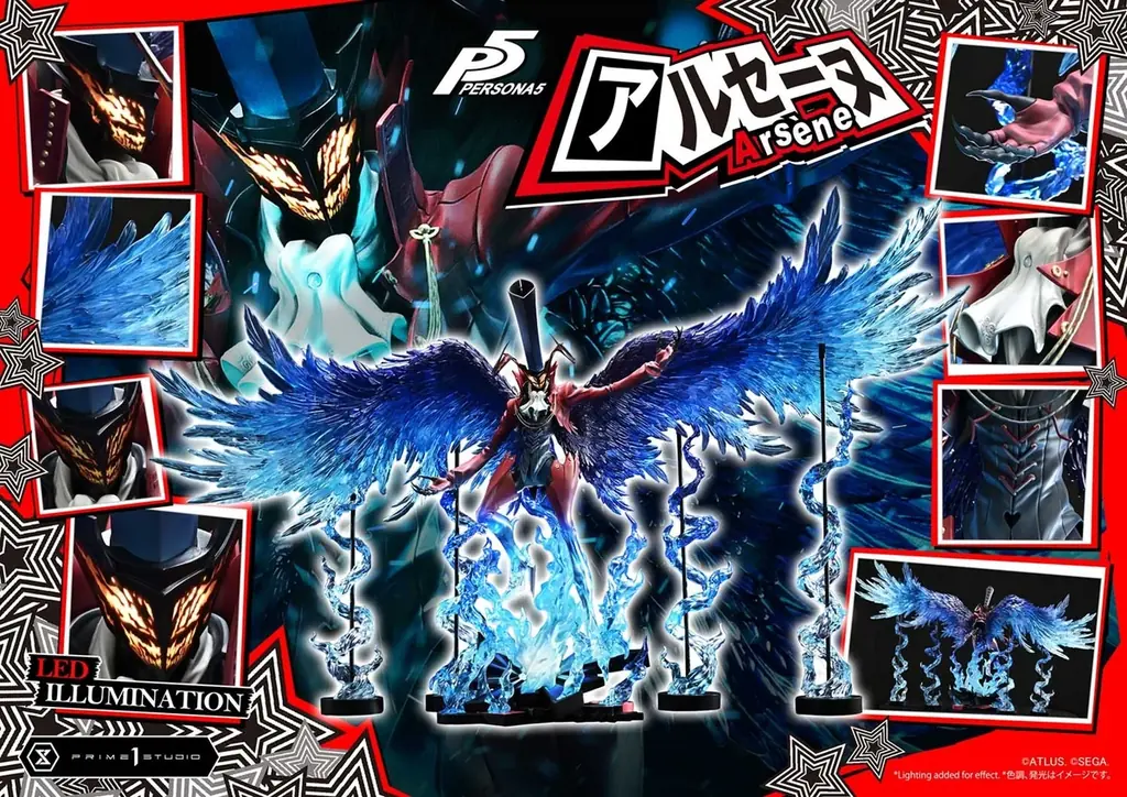 『ペルソナ５』に登場する、「アルセーヌ」の1/4スケールスタチューが予約開始 画像 14