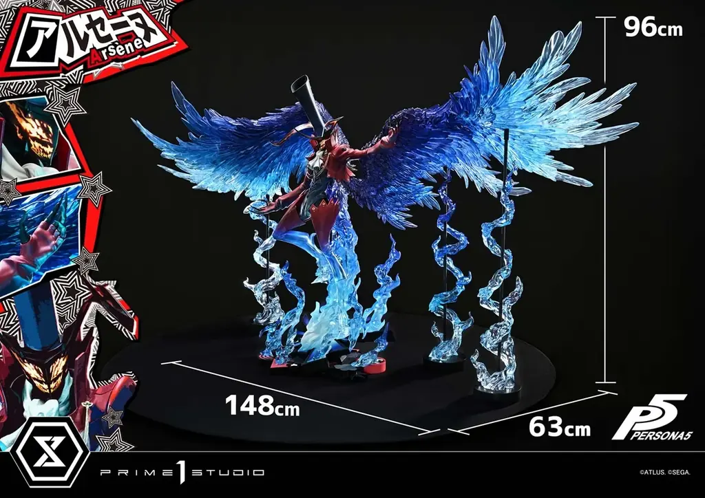 『ペルソナ５』に登場する、「アルセーヌ」の1/4スケールスタチューが予約開始 画像 4