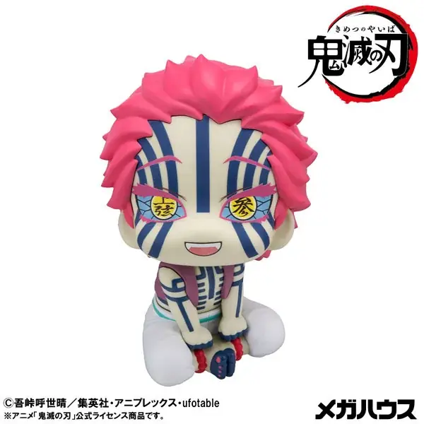 『鬼滅の刃』より「猗窩座」が、大人気フィギュアシリーズ「るかっぷ」に登場。あみあみにて予約受付中。 画像 3