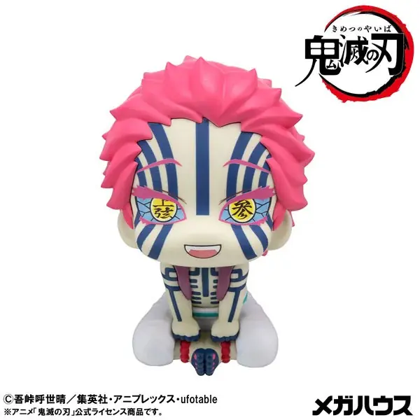 『鬼滅の刃』より「猗窩座」が、大人気フィギュアシリーズ「るかっぷ」に登場。あみあみにて予約受付中。 画像 4