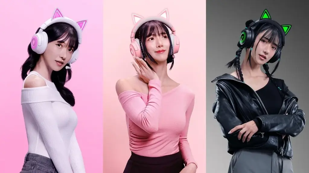 【Razer】「Kraken Kitty V3」シリーズを発表：マルチプラットフォーム対応で“にゃんこパワー”が進化　2025年8月27日（水）予約開始 画像 2