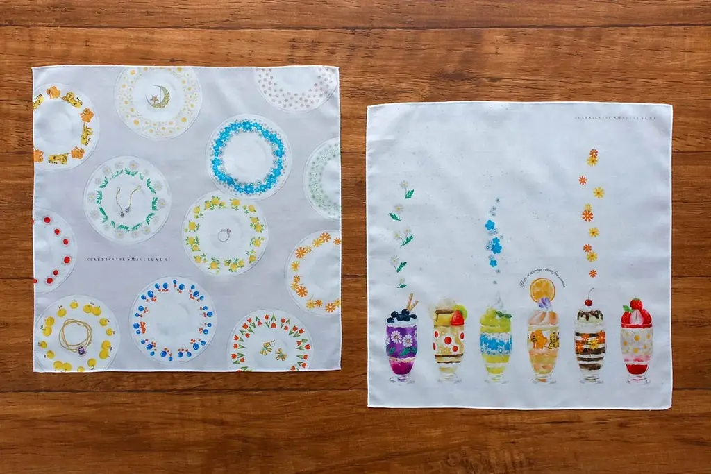 レトロ可愛い、ときめきを手のひらに。アデリアレトロ × CLASSICS the Small Luxury初コラボハンカチーフ誕生！ 画像 3