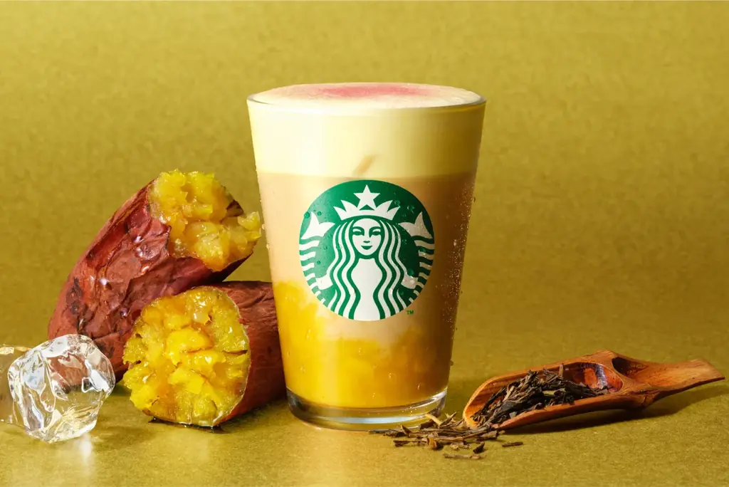 9/3発売｜スターバックス秋の新作 ほうじ茶焼き芋ムースラテ