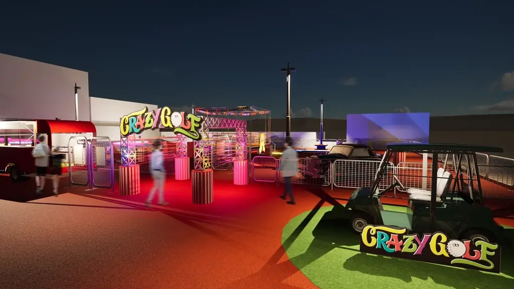 日本初上陸！欧米で人気の新感覚パターゴルフエンターテイメント「CRAZY GOLF」が横浜ワールドポーターズ屋上に2025年9月12日オープン決定！ 画像 3