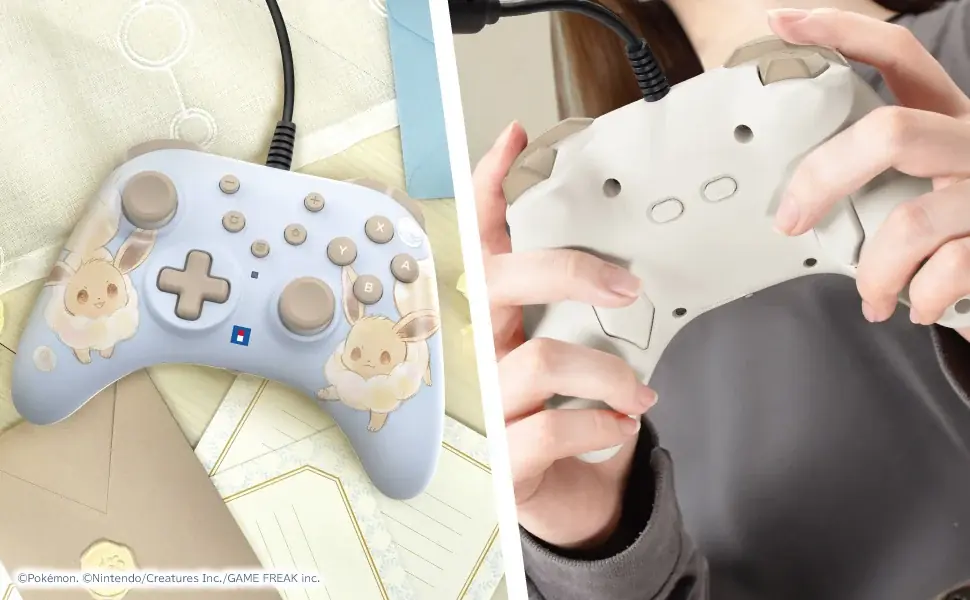 株式会社ホリ から ホリパッド TURBO for Nintendo Switch™ 2 もふもふイーブイが新登場 画像 2