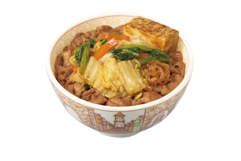 【すき家】丼の上に、すきがいっぱい たまごを月に見立てた季節商品「月見すきやき牛丼」発売 特製ダレと具材が変わり、すき焼き感アップ! 画像 4