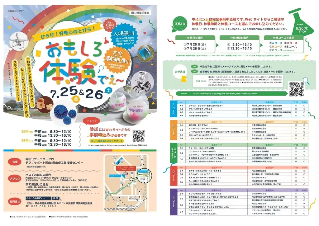 【岡山大学】ひらけ!好奇心のとびら!岡山大学総合技術部が「おもしろ体験でぇ~」に出展 画像 6