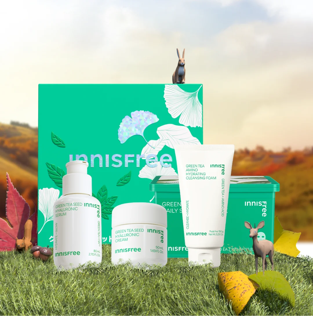 【INNISFREE × Qoo10メガ割】4種の秋の集中スキンケアセットが限定発売！ 画像 4