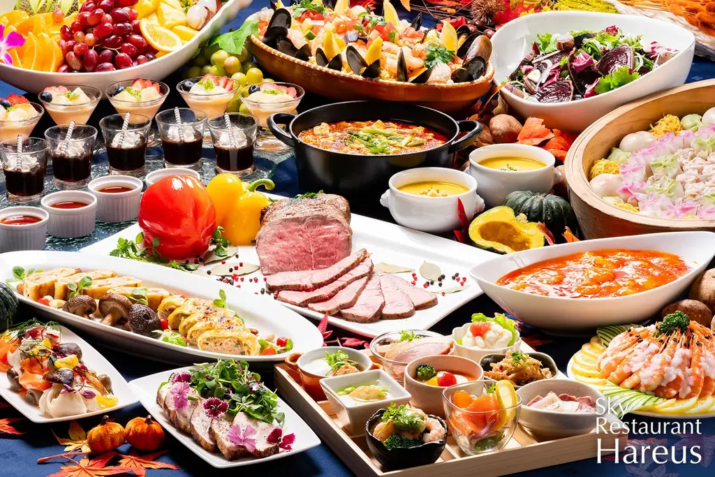 【ホテルエミシア東京立川】秋の味覚を堪能！最上階「スカイレストラン ハレアス」贅沢ランチブッフェ 画像 1