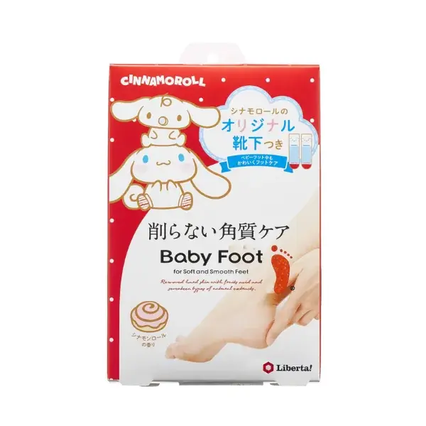 シナモロール づくしのベビーフットで楽しくフットケア！オリジナル靴下付きの限定パッケージで“ふわふわ素足”に。 画像 5