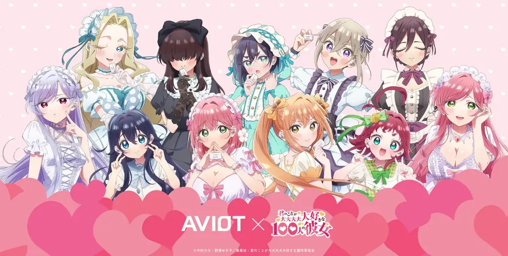 AVIOT×100カノ、声優250種搭載イヤホンが予約開始