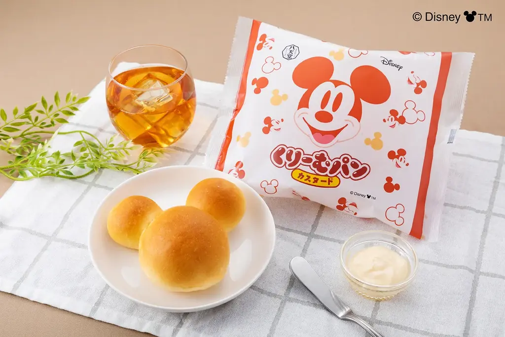 八天堂、ミッキーフォルムのくりーむパンを公式通販で発売