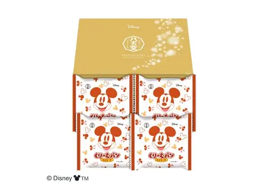 大好評「ミッキーマウス」形の可愛いくりーむパンを八天堂オンラインショップで発売「ミッキー/くりーむパン カスタード」 画像 3