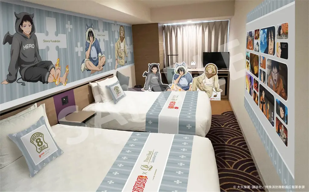 【サンシャインシティプリンスホテル】TVアニメ『炎炎ノ消防隊 参ノ章』とコラボレーションが決定 画像 2