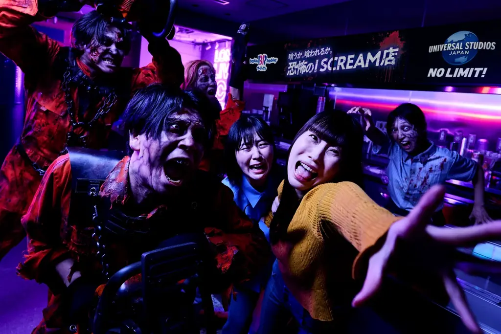 真夏の青山でUSJが占拠　恐怖のI SCREAM店体験