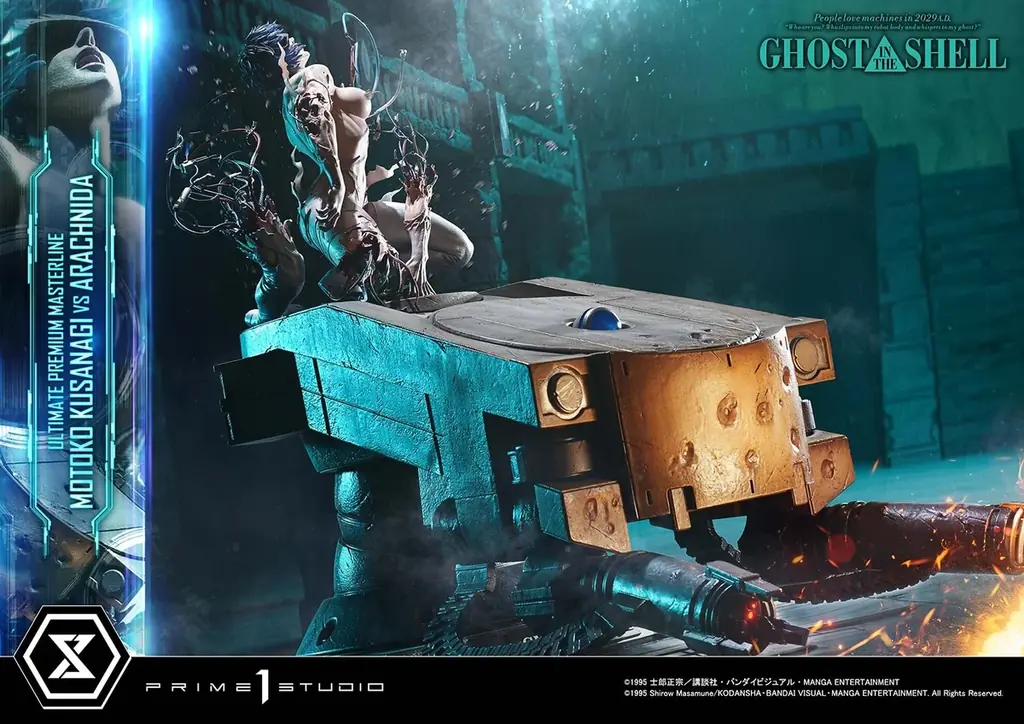 『GHOST IN THE SHELL / 攻殻機動隊』より、「草薙素子 VS アラクニダ」を1/4スケールで立体化 画像 10