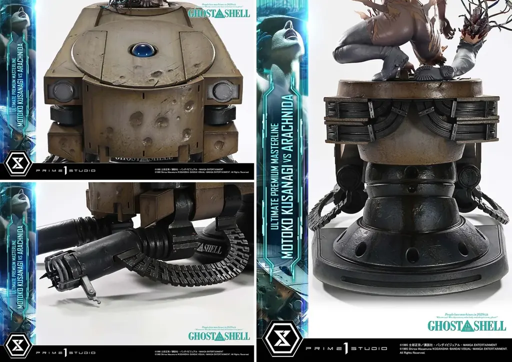 『GHOST IN THE SHELL / 攻殻機動隊』より、「草薙素子 VS アラクニダ」を1/4スケールで立体化 画像 11