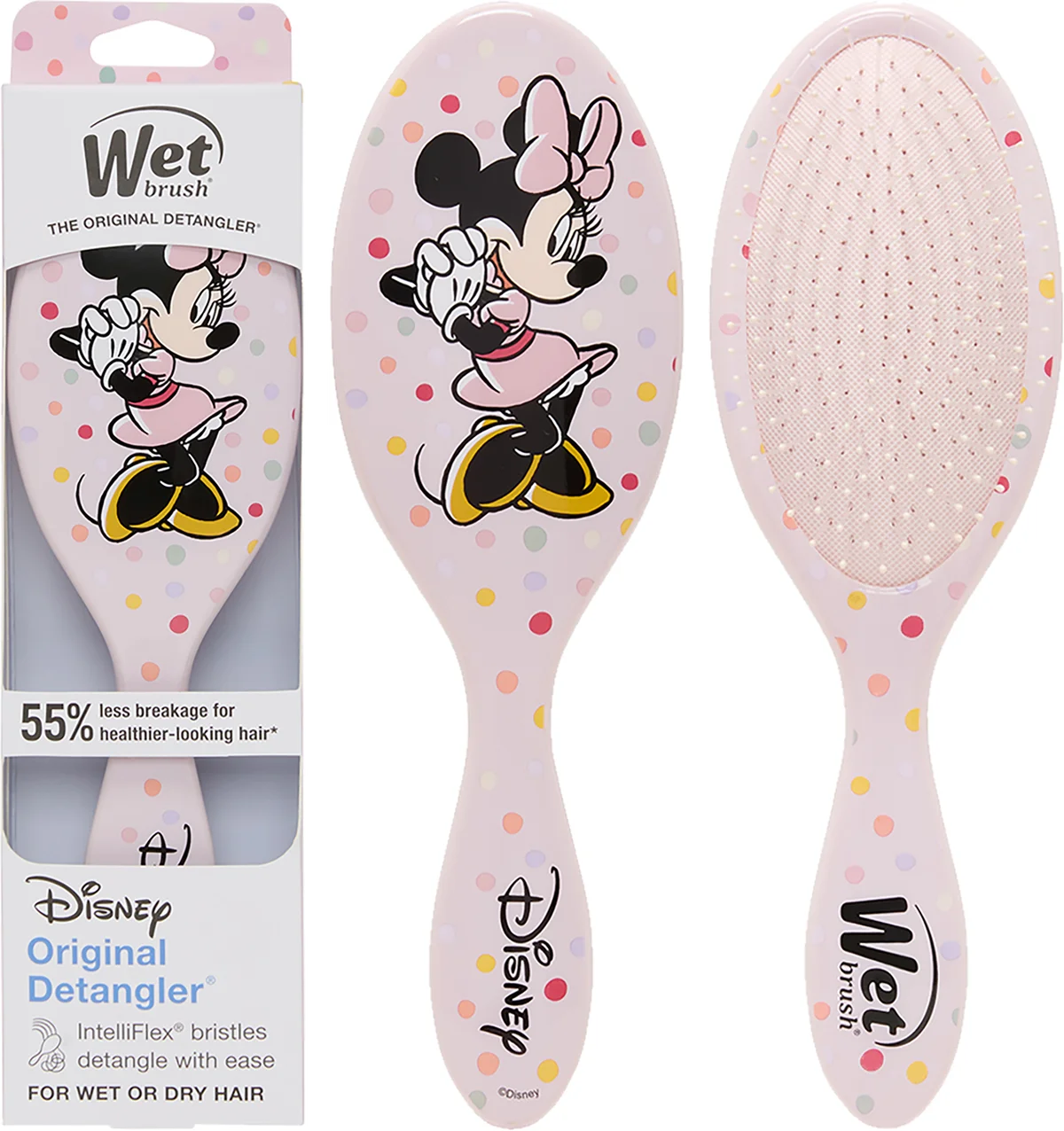 あなたはどっち派? 全米で大人気の『WetBrush®️(ウェットブラシ)』にキュートな「ミニー&デイジー」デザインが新登場! 画像 3