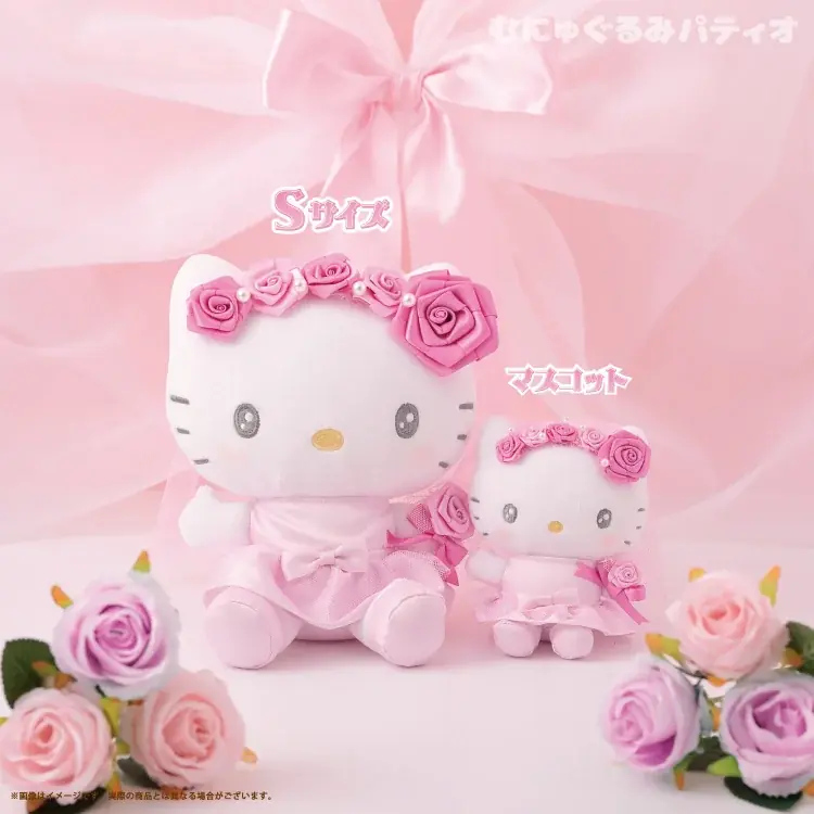 バラのカチューシャがかわいい♡サンリオキャラクターズより「ロマンティックメモリーズシリーズ」が8月30日(土)~むにゅぐるみパティオ対象店舗で発売開始! 画像 3