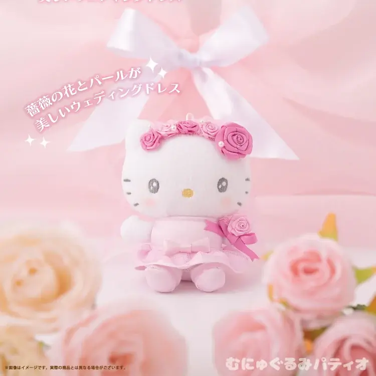 バラのカチューシャがかわいい♡サンリオキャラクターズより「ロマンティックメモリーズシリーズ」が8月30日(土)~むにゅぐるみパティオ対象店舗で発売開始! 画像 4