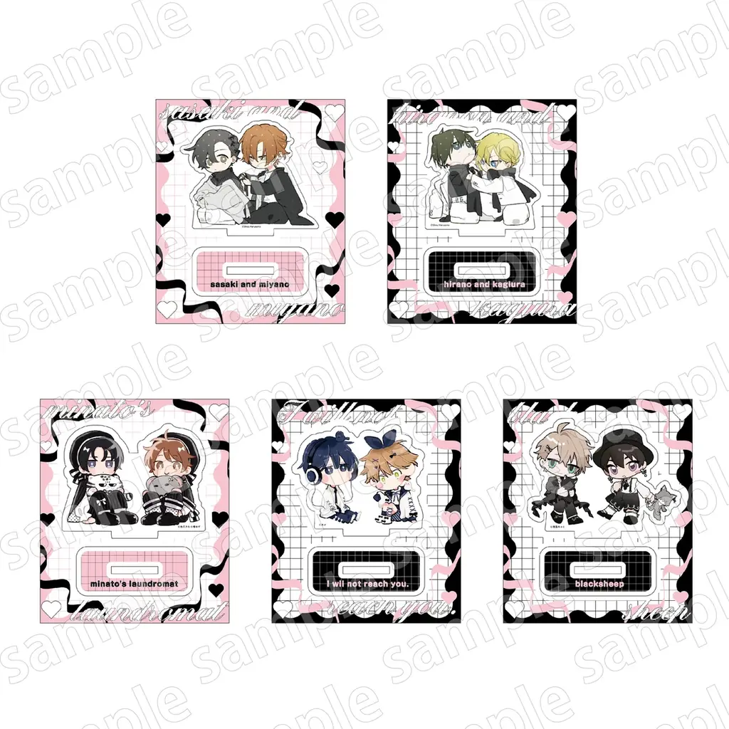 「ゆるキュンBL -BLACK&PINK- グッズフェア in アニメイト」開催! 描き下ろしイラストを使用した新商品が発売! 画像 4