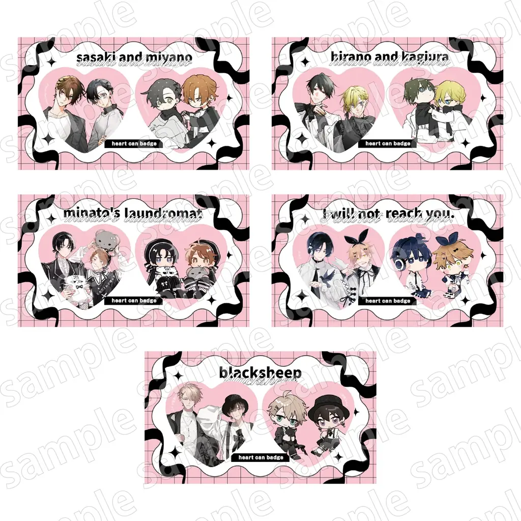 「ゆるキュンBL -BLACK&PINK- グッズフェア in アニメイト」開催! 描き下ろしイラストを使用した新商品が発売! 画像 7