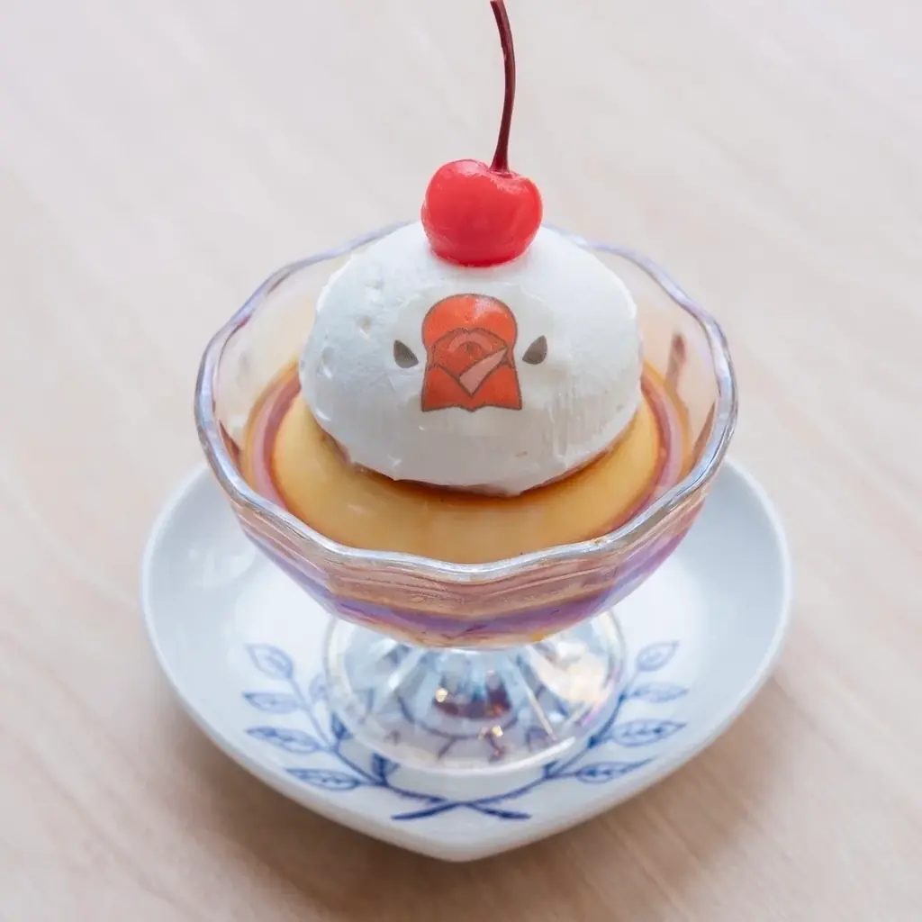 「モット!キャル喫茶」9/1からSTART!文鳥・キンカチョウ・ジュウシマツと楽しむ♪ふくふく堂さんイラスト再現メニューで純喫茶気分を 画像 2