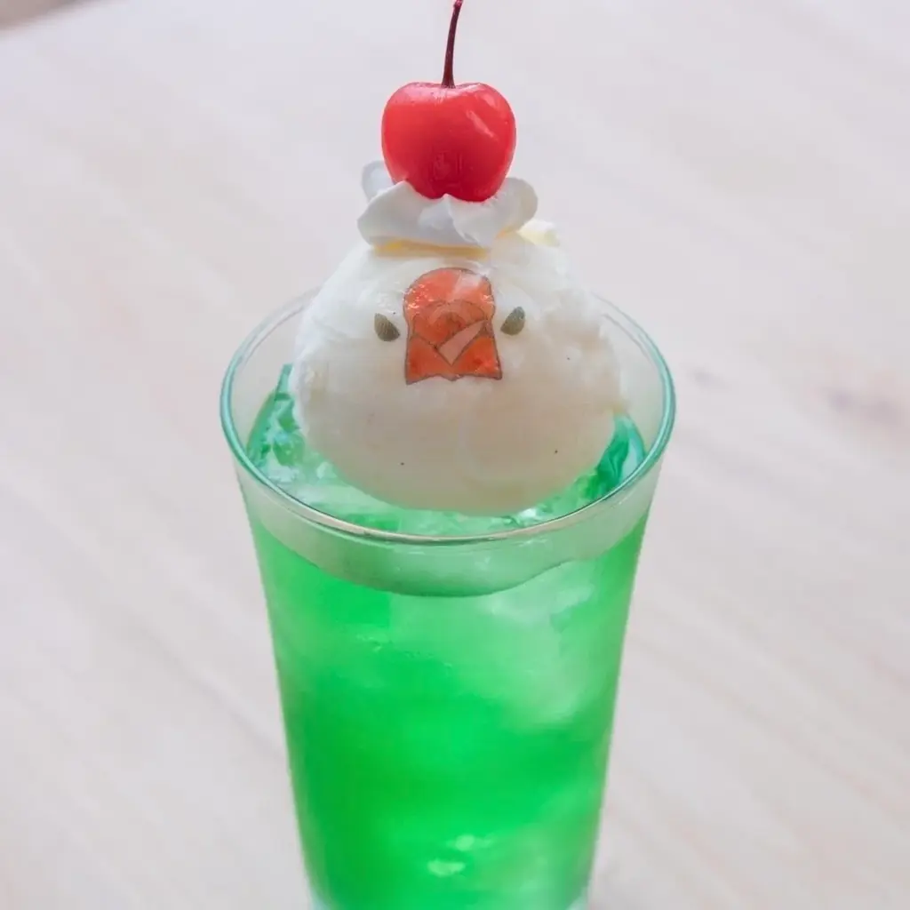 「モット!キャル喫茶」9/1からSTART!文鳥・キンカチョウ・ジュウシマツと楽しむ♪ふくふく堂さんイラスト再現メニューで純喫茶気分を 画像 5