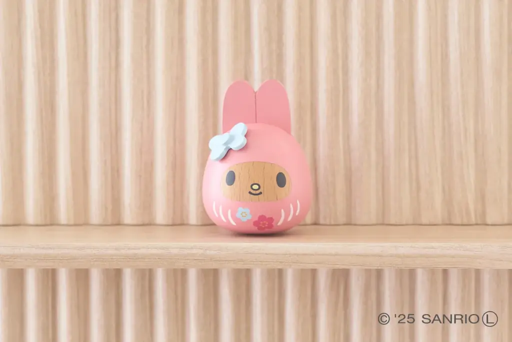 【株式会社ニチガン】ハローキティ、マイメロディ、クロミの木製だるまが新発売！ 画像 7