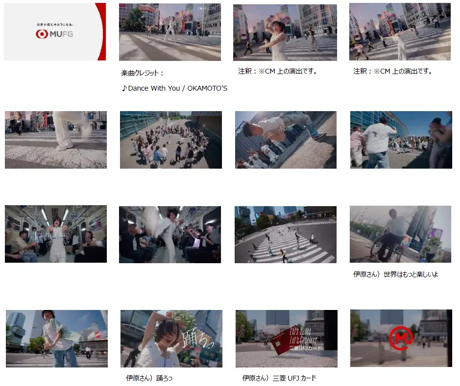 三菱UFJニコス、新TV-CM 「ANYWHERE DANCE HALL」篇を制作 俳優の伊原六花(いはらりっか)さん出演、三菱UFJカードがもたらす心躍る瞬間をダンスで訴求! 画像 3