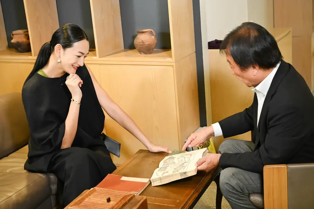 【ＢＳ日テレ】冨永愛が取材！江戸木版画の摺りの技術と「北斎漫画」世界一のコレクターの元へ 画像 4