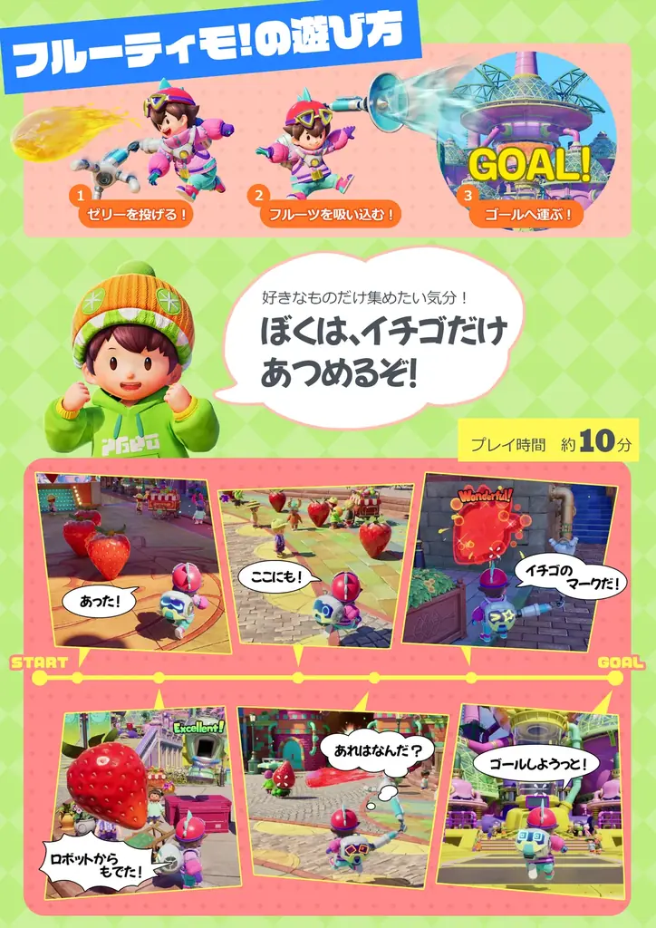 【2025年9月18日発売決定!】親子で遊べるフルーツ探索アクション『フルーティモ!(Fruitimo!)』~東京ゲームショウ2025に出展~ 画像 2