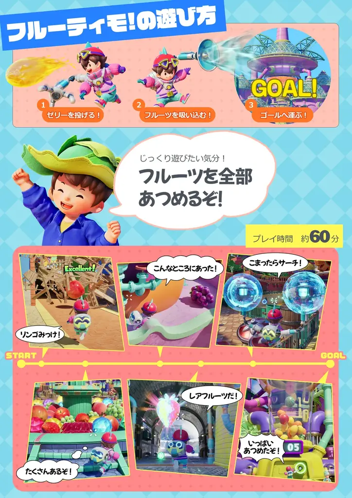 【2025年9月18日発売決定!】親子で遊べるフルーツ探索アクション『フルーティモ!(Fruitimo!)』~東京ゲームショウ2025に出展~ 画像 3