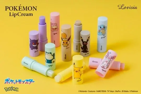 Lovisia×ポケモン モンスターボール刻印リップ全8種発売