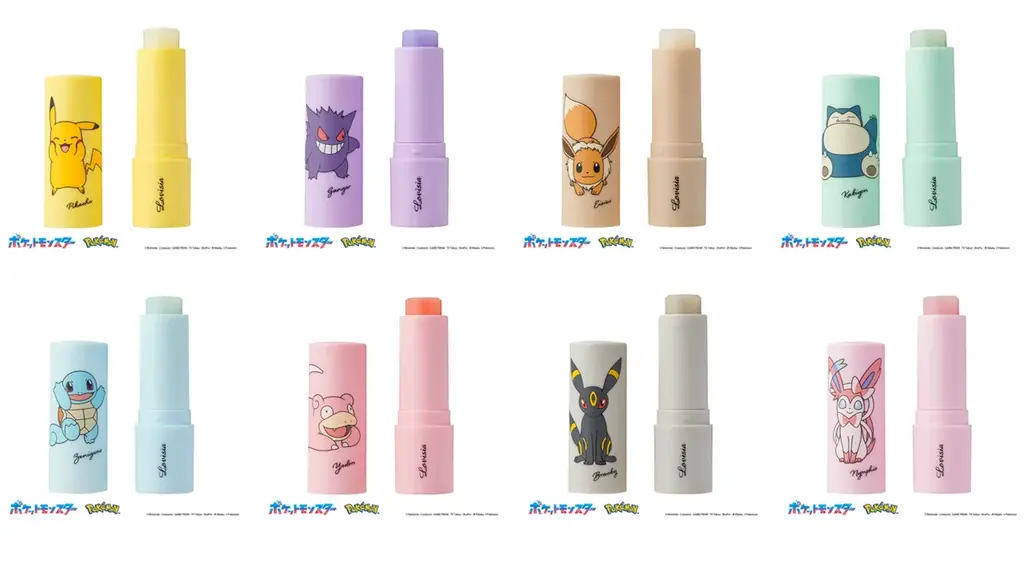 モンスターボール刻印入りでシック＆キュートなLovisiaポケモンリップクリームが新発売 画像 2