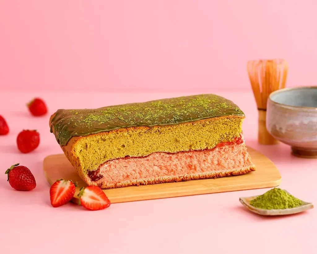 【グランドカステラ】驚愕の2大新作！50倍サイズの“メロンパン型”台湾カステラ＆極み抹茶のいちごカステラで9月を盛り上げます 画像 4