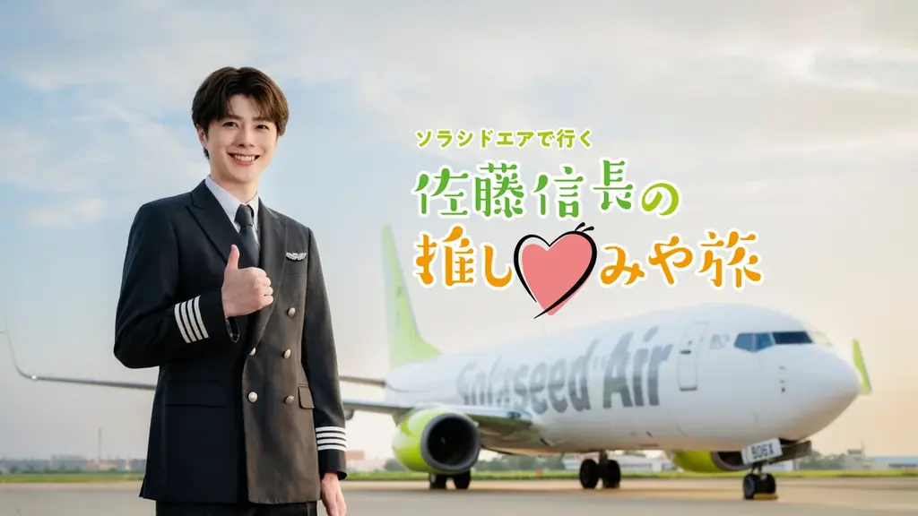 佐藤信長と行く『推し♡みや旅』特設公開＆ツアー販売