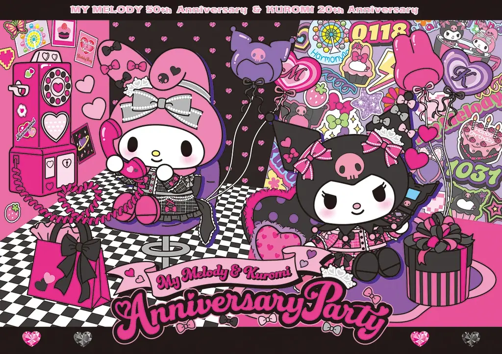 【ハーモニーランド】マイメロディ50周年&クロミ20周年アニバーサリーがフィナーレへ!『My Melody & Kuromi Anniversary Party』第3弾イベントが10月1日(水)開始! 画像 2