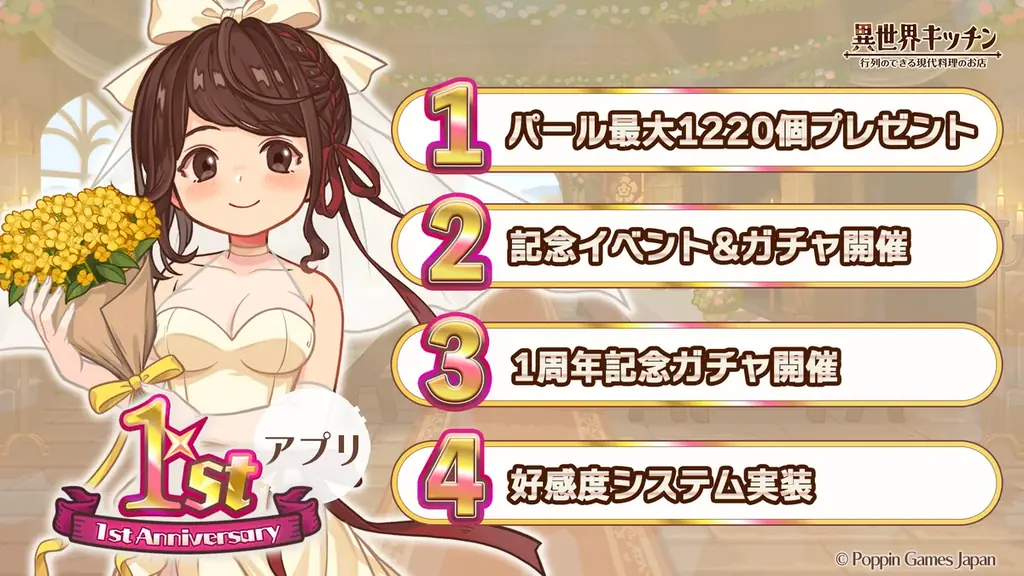 異世界キッチン1周年