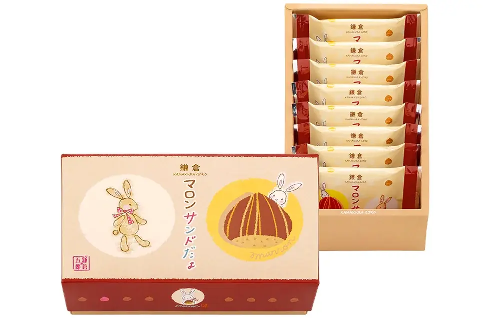 【鎌倉五郎本店】石臼挽きイタリア栗を使用した秋冬限定しゃりしゃりショコラサンドが誕生!ラム&バターが薫る“モンブラン仕立て”。全国通販も 画像 5