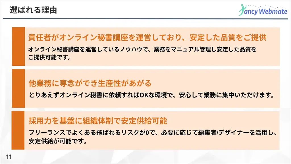 【新サービス】月額6万円から頼める定額オンライン秘書「ファンアシ+」を提供開始。自分ではやりたくない…めんどくさいノンコア業務の“丸投げ”を実現。 画像 2