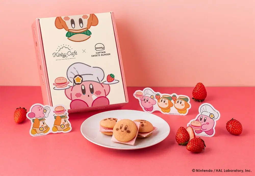 【福岡】東京駅限定のお菓子のバーガーブランド「キャプテンスイーツバーガー」が期間限定OPEN。「カービィカフェ」とコラボレーションした『カービィのストロベリーバーガー』も！ 画像 9