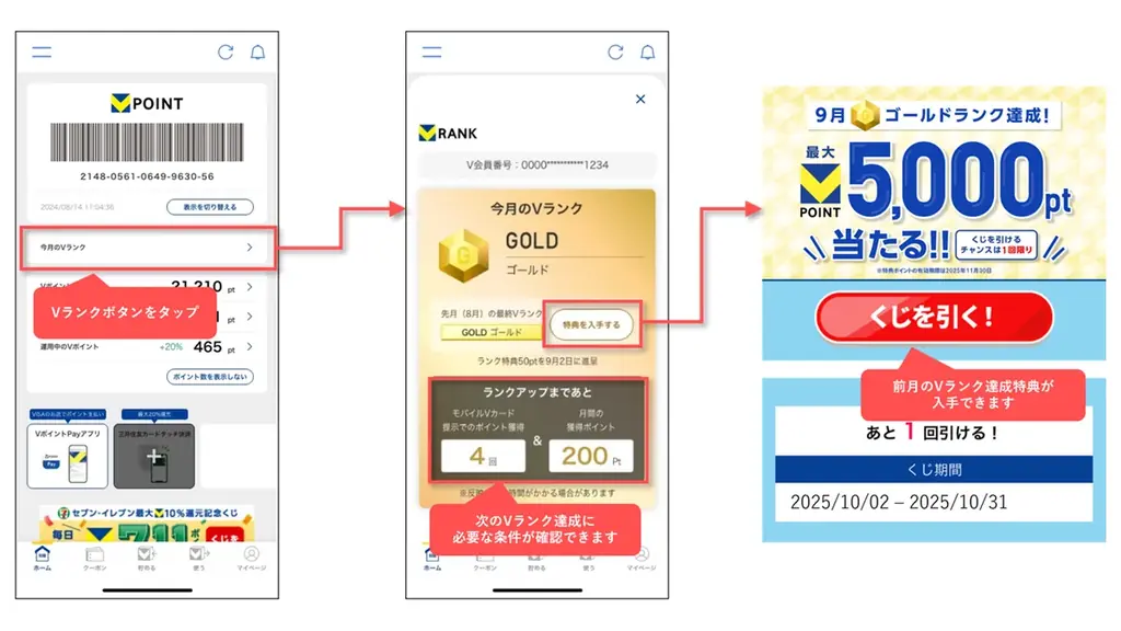 使えば使うほどお得になる「Vランク」が9月3日にリニューアル! 画像 2